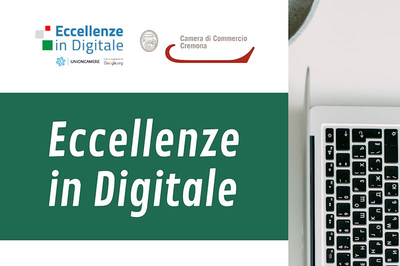 Titolo grafico: "Eccellenze in Digitale".